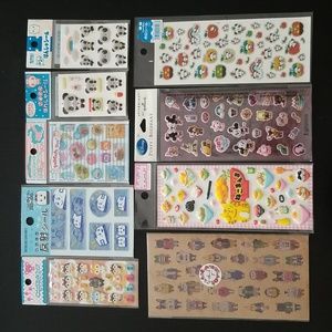 Lot of assorted sticker sheets